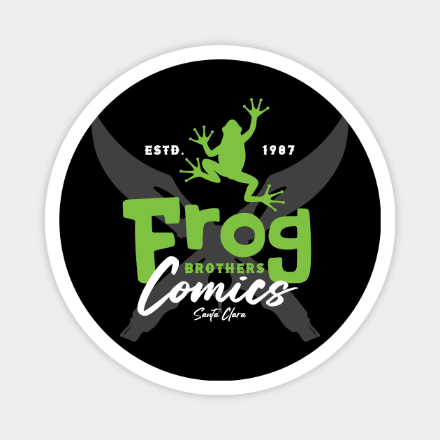 Frog Comics Magnet by MindsparkCreative